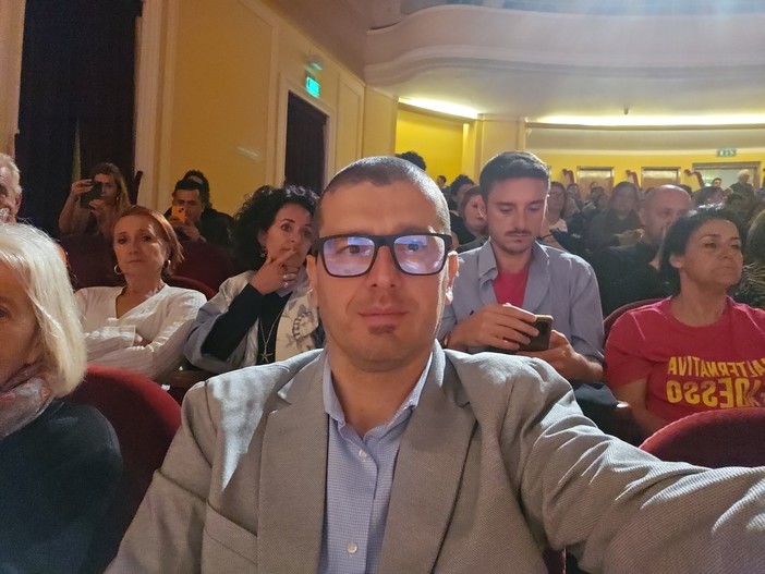 Elezioni Sanremo, il candidato sindaco Fulvio Fellegara alla proiezione del docufilm "Food for Profit" (foto)
