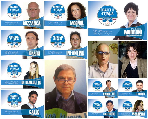 Lisua Fratelli d'Italia in appoggio a Iachino