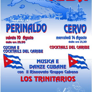 Sabato 10 agosto in festa con Cuba a Perinaldo Sabato 10 agosto in festa con Cuba a Perinaldo