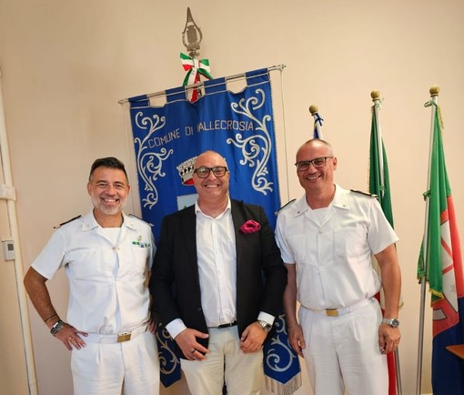 Tutela del litorale, Vallecrosia accoglie il nuovo comandante della Capitaneria di porto di Ventimiglia