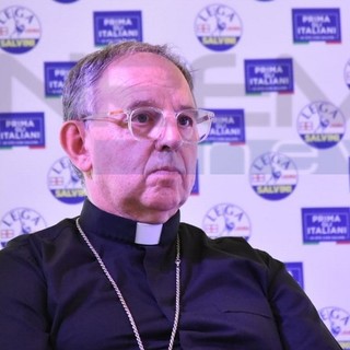 Camporosso: il Vescovo Suetta alla festa della Lega "Anti storico non inserire le radici cristiane in Europa" (Video)