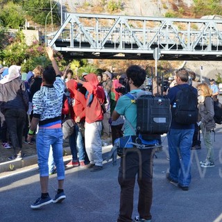 Ventimiglia: 'No Borders' sgomberati dal confine italo-francese, la soddisfazione della Lega Nord Ventimiglia: 'No Borders' sgomberati dal confine italo-francese, la soddisfazione della Lega Nord