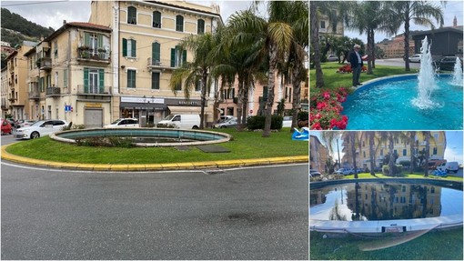 Ventimiglia, Scullino: "Da mesi la fontana di Largo Torino non funziona, come mai?" (Foto)