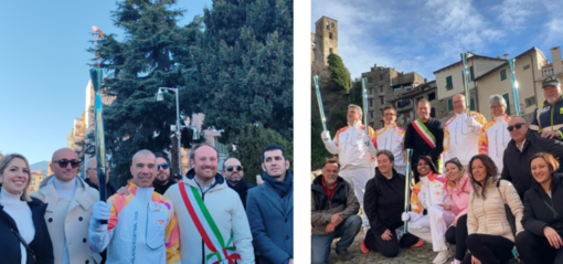 Milano Cortina 2026, la Fiamma olimpica arriva a Dolceacqua e a Ventimiglia (Foto e video) Milano Cortina 2026, la Fiamma olimpica arriva a Dolceacqua e a Ventimiglia (Foto e video)