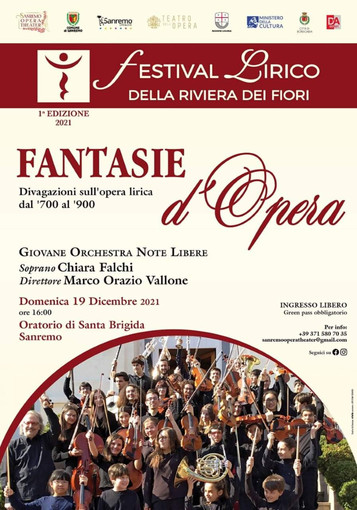 Sanremo: concerto finale del Festival Lirico con la Giovane Orchestra Note Liber