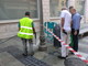 L'assessore Fera in via Matteotti durante il sopralluogo
