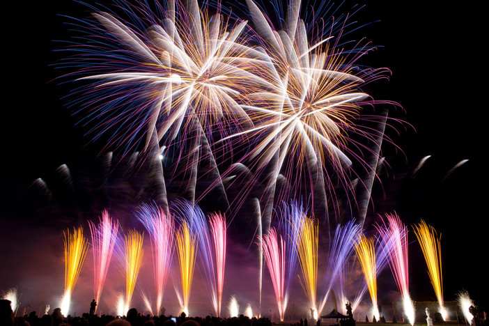 Festival piromusicale a Cannes