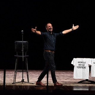 Spettacolo di Filippo Caccamo al teatro Ariston di Sanremo