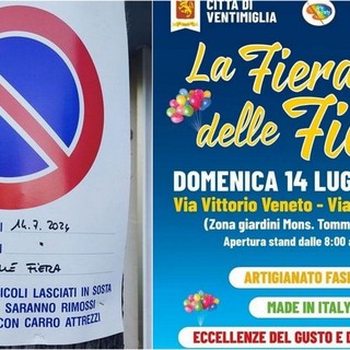Al via "La fiera delle fiere", cambia la viabilità a Ventimiglia: ecco i divieti (Foto)