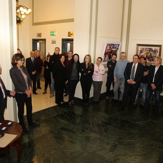 Sanremo: Festa degli auguri al Casinò, consegnate le medaglie ai dipendenti in pensione nel 2016 Sanremo: Festa degli auguri al Casinò, consegnate le medaglie ai dipendenti in pensione nel 2016