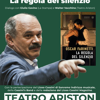 Sanremo: Oscar Farinetti presenta “La regola del silenzio” al Teatro Ariston Sanremo: Oscar Farinetti presenta “La regola del silenzio” al Teatro Ariston