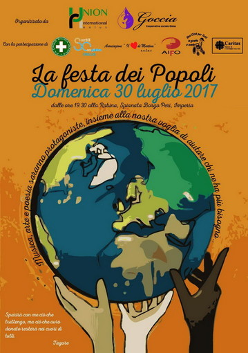 Imperia: domenica prossima alla Rabina, 'Festa dei Popoli' con musica, arte, poesia Imperia: domenica prossima alla Rabina, 'Festa dei Popoli' con musica, arte, poesia