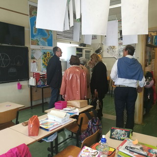 Sanremo: stamattina, sopralluogo del Sindaco Biancheri alla scuola San Pietro