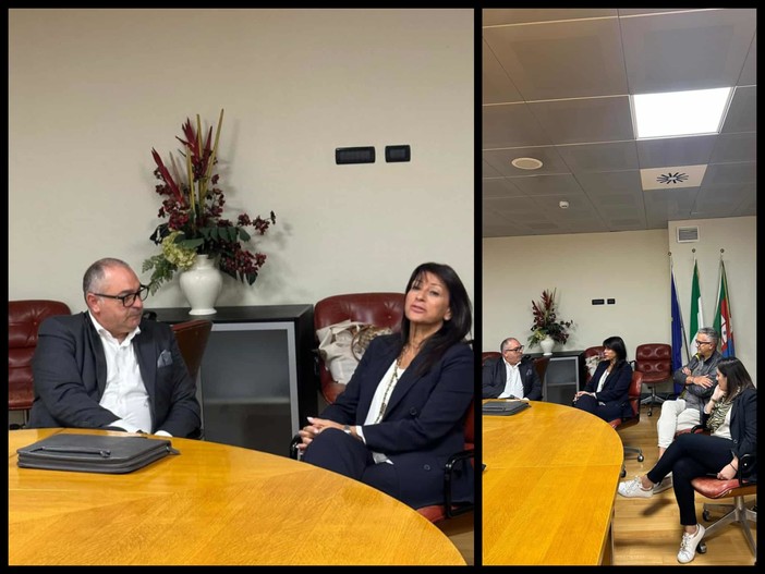 Campo Zaccari, il sindaco di Vallecrosia Perri incontra l'assessore regionale Ferro (Foto)