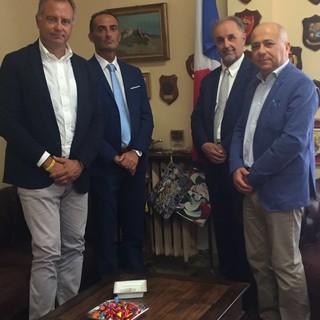 I Presidenti del Consiglio comunale di Sanremo, di Imperia e di Ventimiglia in visita al Console di Francia I Presidenti del Consiglio comunale di Sanremo, di Imperia e di Ventimiglia in visita al Console di Francia