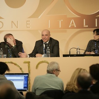L'assessore Gianni Berrino oggi in sala stampa