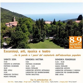 Sanremo: l'8 e il 9 agosto tornerà il Festival dei Boschi, il tema sarà “Ponti di terra e di mani”