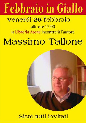 Arma di Taggia: domani alla libreria Atene, Massimo Tallone