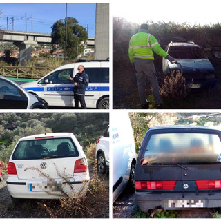 Imperia, auto abbandonate: nuovo blitz dei vigili urbani. Gagliano: "Azione intensificata anche sulla ciclabile di via Ballestra" (foto) Imperia, auto abbandonate: nuovo blitz dei vigili urbani. Gagliano: "Azione intensificata anche sulla ciclabile di via Ballestra" (foto)