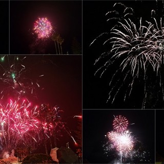 Festa patronale a Bordighera, la pioggia non ferma i fuochi d'artificio di Sant'Ampelio (Foto e video)