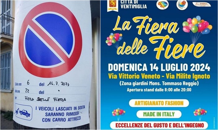 Al via "La fiera delle fiere", cambia la viabilità a Ventimiglia: ecco i divieti (Foto) Al via "La fiera delle fiere", cambia la viabilità a Ventimiglia: ecco i divieti (Foto)