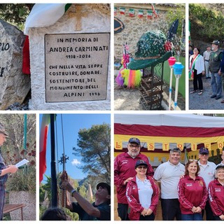 Ventimiglia celebra la Festa degli Alberi e dedica un cipresso alla memoria dell'alpino e benefattore Andrea Carminati (Foto e video)