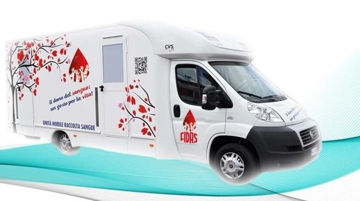 Sanremo: domani, autoemoteca FIDAS a Pian di Nave a fianco del forte di Santa Tecla Sanremo: domani, autoemoteca FIDAS a Pian di Nave a fianco del forte di Santa Tecla
