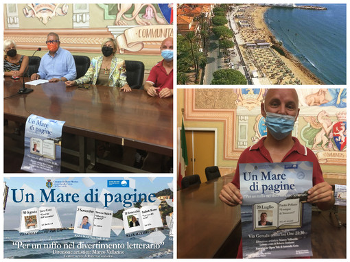 Diano Marina, martedì 20 luglio al via la rassegna letteraria "Un mare di pagine" (video) Diano Marina, martedì 20 luglio al via la rassegna letteraria "Un mare di pagine" (video)