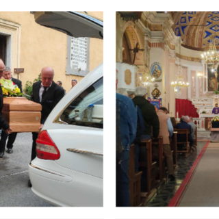 Ventimiglia, comunità riunita a Torri per dire addio al 58enne Rocco Trimarchi (Foto)