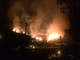 Coldirodi: vasto incendio in via Monte Ortigara vicino alle abitazioni. Fiamme visibili da tutta Sanremo. (Foto e Video)