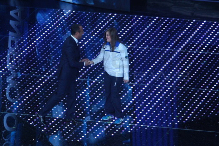 Nicole Orlando, una super atleta sul palco di #sanremo2016