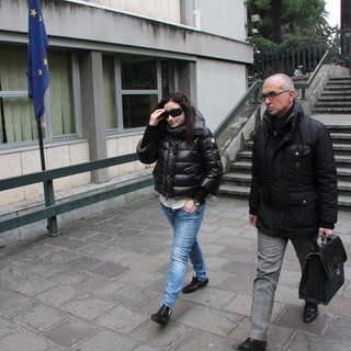 Federica Bellone e l'avvocato Alessandro Moroni
