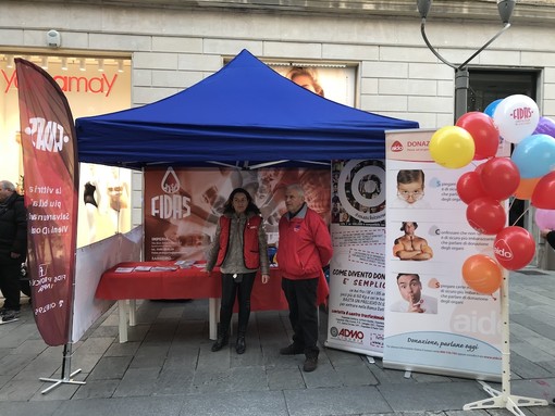 Sanremo: non solo festival, il gazebo Fidas, Admo e Aido per parlare di donazione Sanremo: non solo festival, il gazebo Fidas, Admo e Aido per parlare di donazione