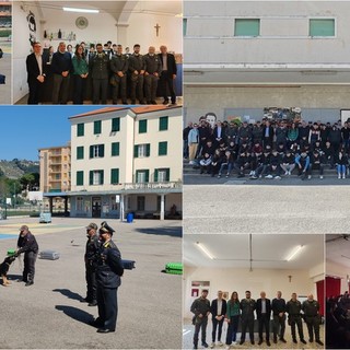 Vallecrosia, conferenza ed esibizione dell'unità cinofila: lezione con la Guardia di Finanza per gli studenti del Cnos Fap (Foto e video) Vallecrosia, conferenza ed esibizione dell'unità cinofila: lezione con la Guardia di Finanza per gli studenti del Cnos Fap (Foto e video)