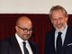 Gennaro Sangiuliano e il presidente Adriano Battistotti Gennaro Sangiuliano e il presidente Adriano Battistotti