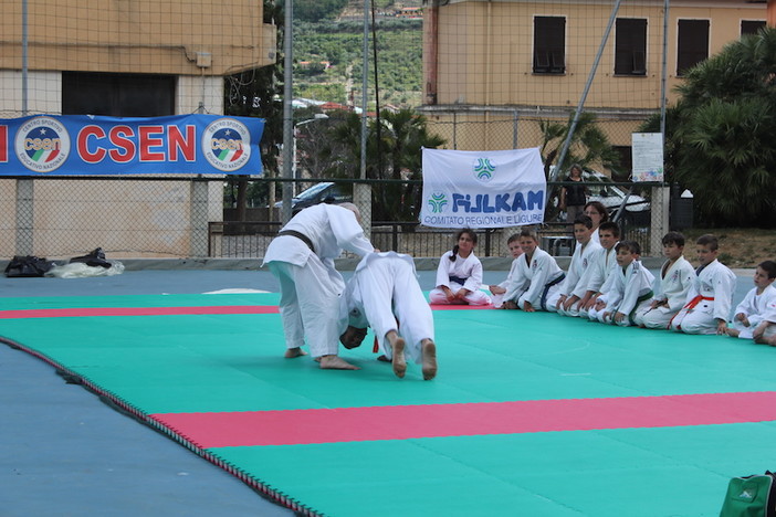 Arti Marziali: con la manifestazione 'Judo con te' è terminata l'attività del Giardino dei Ciliegi di Taggia
