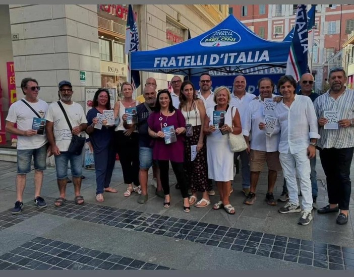 Fdi Sanremo continua l’attività politica: "Il lavoro svolto dal centro destra nella nostra regione è una buona ragione per andare avanti"