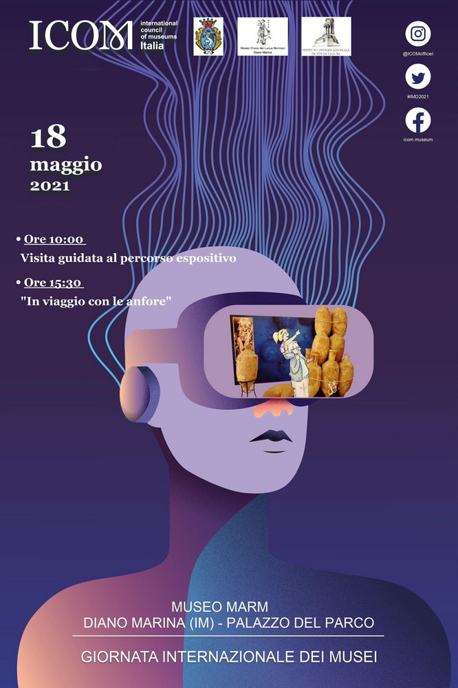 Diano Marina: martedì prossimo, appuntamento al MARM con ‘International Museum Day’, la ‘Giornata Internazionale dei Musei 2021’