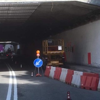 Ventimiglia: riaperta al traffico la statale in prossimità del confine di ponte S. Ludovico Ventimiglia: riaperta al traffico la statale in prossimità del confine di ponte S. Ludovico