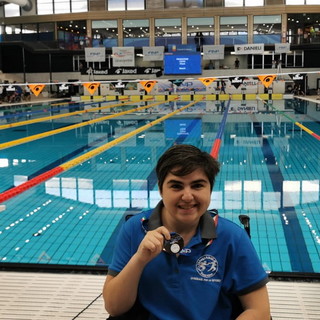 Ai Campionati di Nuoto paralimpico FINP, due ori e un argento per la nuotatrice sanremese Giorgia Amodeo (foto)