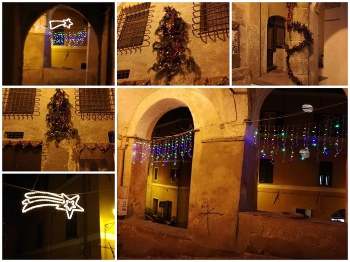 Imperia: anche il Comitato Sotto Tina per Natale addobba l'archivolto (Foto e Video) Imperia: anche il Comitato Sotto Tina per Natale addobba l'archivolto (Foto e Video)