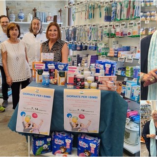 Vallecrosia solidale, al via le "Giornate per i bimbi': una raccolta di prodotti per l'infanzia (Foto e video)