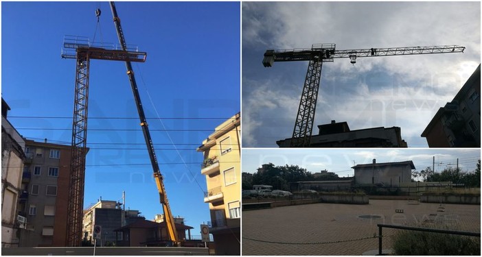 Vallecrosia: iniziato lo smantellamento della gru nel cantiere dell’ex Hotel Impero, Biasi “Abbiamo convinto la proprietà ad attivarsi per la messa in sicurezza dell’area” (Video) Vallecrosia: iniziato lo smantellamento della gru nel cantiere dell’ex Hotel Impero, Biasi “Abbiamo convinto la proprietà ad attivarsi per la messa in sicurezza dell’area” (Video)