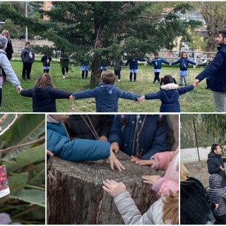 Taggia: Giornata dell'Albero, Comune dona ciliegio ai bimbi della scuola dell'infanzia