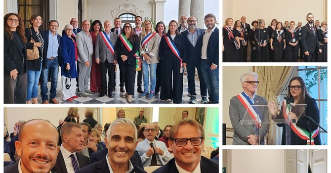 Due città unite dal mare, Bordighera celebra il 70° anniversario del gemellaggio con Villefranche-sur-Mer (Foto e video)