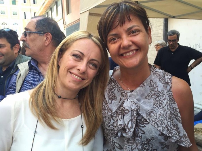 Giorgia Meloni e Lorenza Bellini