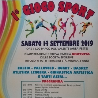 Sanremo: domani a Poggio la prima edizione di Gioco Sport, un occasione per provare tante discipline sportive