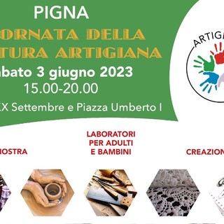 A Pigna una giornata dedicata alla cultura dell'artigianato A Pigna una giornata dedicata alla cultura dell'artigianato