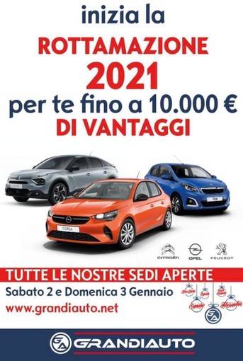 Da Grandi Auto a Sanremo inizia la Rottamazione 2021 con un week end di grandi offerte