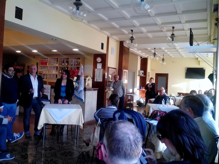 Sanremo: folta partecipazione di cittadini a Poggio all'incontro con il candidato sindaco Gianni Berrino